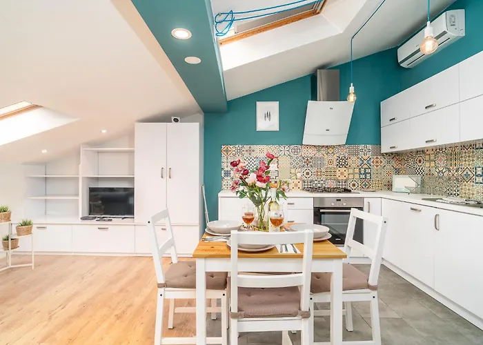 Podgorze - Air Con, Workdesk, Castle Nearby Appartement Krakau