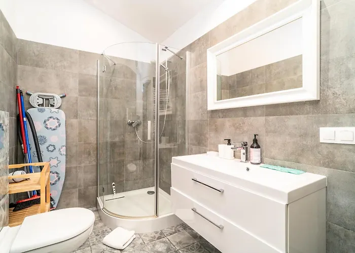 Podgorze - Air Con, Workdesk, Castle Nearby Appartement